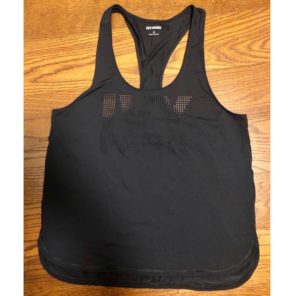 Ivy Park Laser Cut Active Racerback Tank S